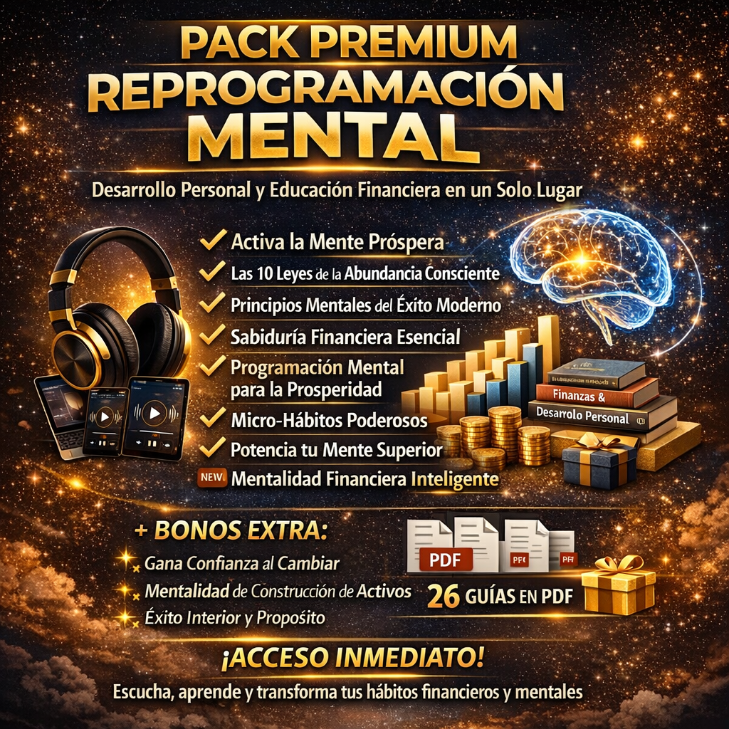 Pack Premium - Reprogramación Mental y Finanzas